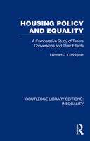 Housing Policy and Equality 1032437693 Book Cover