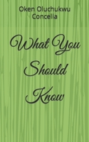 What You Should Know B0BTRWCSZG Book Cover