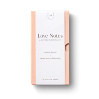 Love Notes: A Letter-Writing Kit: Written by You about Your Relationship 1966077637 Book Cover
