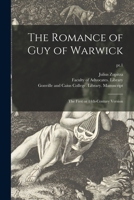 The Romance of Guy of Warwick: The First or 14th-Century Version Volume PT.1 101436048X Book Cover
