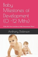 Baby Milestones of Development (0 -12 Mths): With 100+ Fun Activities to Help Demonstrate Them ! B0CF48R6RT Book Cover