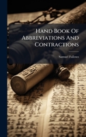 Hand Book Of Abbreviations And Contractions 1024319482 Book Cover