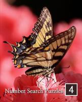 Number Search Puzzles 4: 100 Elegant Puzzles in Large Print 1500888486 Book Cover