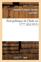 A0/00tat Politique de L'Inde En 1777 2012884881 Book Cover
