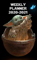 Baby Yoda Monthly Planner - Star Wars Baby Yoda The Mandolorian Monthly Planner 2020-2021 1661945058 Book Cover