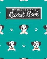 My Dalmatian's Record Book: Pet Journal Log Book - Medical & Vet Records - Pet Sitter Notes - Manage Expenses - Track Appetite, Weight, Sleep, Play ... -  Perfect for New Puppy Gift - (8 x 10) 1698367503 Book Cover
