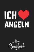 Mein Fangbuch: Ich Liebe Angeln Angler Spruch Herz • Angelbuch • Fangbuch zum ausfüllen + BONUS Spruchsammlung • 120 Seiten (DIN A5/15x22cm) Glanz ... Köder, Angeln Logbuch (German Edition) 1655776274 Book Cover