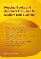 KEEPING BOOKS AND ACCOUNTS FOR SMALL TO MEDIUM SIZE BUSINESS 1802362495 Book Cover