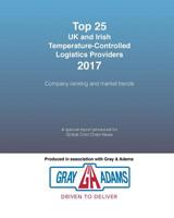 Top 25 UK and Irish Temperature-Controlled Logistics Providers 2017 : Company Ranking and Market Trends 1976537207 Book Cover