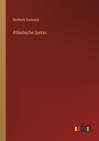 Altindische Syntax 3368239066 Book Cover