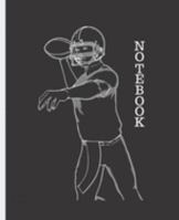 NOTEBOOK: FOOTBALL PLAYER ON BLACK BACKGROUND | 100 Pages | 7.5 x 9.25" COLLEGE-RULED PAGES | WORKBOOK, JOURNAL, COMPOSITION NOTEBOOK | INCLUDES BELONG TO PAGE AND CLASS SCHEDULE PAGE 1691589241 Book Cover