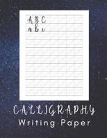 Calligraphy Writing Pad: Calligraphy Workbook - 160 sheet pad 1796570192 Book Cover