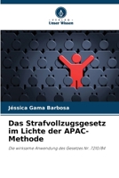 Das Strafvollzugsgesetz im Lichte der APAC-Methode (German Edition) 6209352049 Book Cover