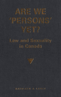 Are We 'Persons' Yet?: Law and Sexuality in Canada 0802080626 Book Cover