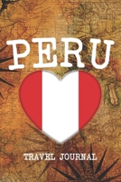 Peru: 6x9 Travel planner I Road trip planner I Dot grid journal I Travel notebook I Travel diary I Pocket journal I Gift for Backpacker 1673736416 Book Cover