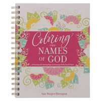 Coloring Devotional Names of God Wirebound 1639527664 Book Cover
