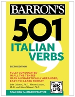 501 Italian Verbs, Sixth Edition 150629362X Book Cover