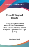 Ferns Of Tropical Florida: Being Descriptions Of And Notes On The Ferns And Fern-Allies Growing Naturally On The Everglade Keys And Florida Keys 1246611759 Book Cover