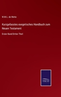 Kurzgefasstes exegetisches Handbuch zum Neuen Testament: Erster Band Dritter Theil 3375024967 Book Cover