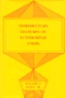 Introductory Lectures on Automorphic Forms 0691619174 Book Cover