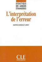 L'Interpretation de L'Erreur 2090333456 Book Cover