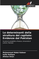 Le determinanti della struttura del capitale: Evidenze dal Pakistan (Italian Edition) 6208123771 Book Cover