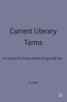 Current Literary Terms 0333035666 Book Cover