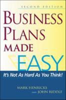 Business Plans Made Easy 1891984438 Book Cover