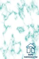 HOME Maintenance log: Home Maintenance Log for a template to keep track of renovation repairs and service for Home, Office,building: Green marble cover 1725539314 Book Cover