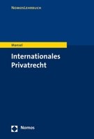 Internationales Privatrecht 3848718626 Book Cover