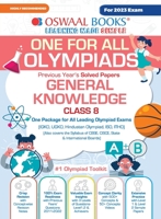 Oswaal One For All Olympiad Previous Years' Solved Papers, Class-8 General Knowledge Book 9356345317 Book Cover