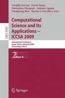 Computational Science and Its Applications - Iccsa 2009: International Conference, Seoul, Korea, June 29--July 2, 2009, Proceedings, Part II 3642024564 Book Cover