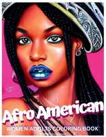 Afro American Women Adults Coloring Book B0CMW3WD1W Book Cover