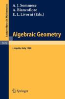 Algebraic Geometry: Proceedings of the International Conference, held in L'Aquila, Italy, May 30 - June 4, 1988 (Lecture Notes in Mathematics, 1417) 3540522174 Book Cover