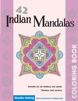 42 Indian Mandalas Coloring Book 0897933389 Book Cover