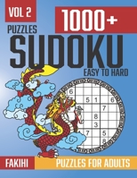 1000+ Sudoku Puzzle Easy to Hard: Sudoku puzzle book for adults with Solutions - Vol. 2 B08TQ7DVNT Book Cover