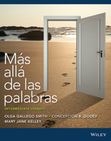 Mas alla de las palabras: Intermediate Spanish 3e, with accompanying audio registration card + WileyPLUS Registration Card 1118865022 Book Cover