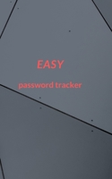 easy password tracker: Notebook for Password /Easy Organization of Online Account Details 1674033087 Book Cover