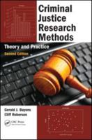 Criminal Justice Research Methods: Theory and Practice 1439836965 Book Cover