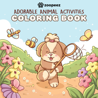 Adorable Animal Activities Coloring Book: A Bold & Easy Coloring Book with Cute Animal Friends for Relaxation B0GW7NM9MC Book Cover