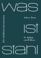 Was Ist Stahl: Eine Stahlkunde Fur Jedermann 354010061X Book Cover