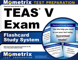 Flashcard Study System for the TEAS® Exam: TEAS® Test Practice Questions & Review for the Test of Essential Academic Skills 1610728912 Book Cover