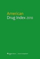 American Drug Index 2010 1574393057 Book Cover