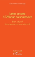 Lettre ouverte à l'Afrique soixantenaire: Bilan subjectif d'une gouvernance au subjonctif (Points de Vue) (French Edition) 2343208816 Book Cover