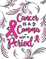 Cancer is a Comma not a Period: 40 Sweary Inspirational Quotes to Color Fighting Cancer Coloring Book for Adults to Stay Positive, ... Coloring Activity Book) B08C7GG79T Book Cover