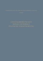 Leistungsbereitschaft, Soziale Sicherheit, Politische Verantwortung 3663007529 Book Cover