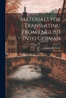 Materials for Translating From English Into German 1021733962 Book Cover