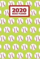 2020 Weekly Planner: January 2020 - December 2020, Calendar Agenda And Daily Schedule For Baseball Player Coach Fans (6"x9") 1701863758 Book Cover