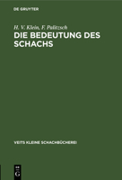 Die Bedeutung des Schachs 3112672275 Book Cover