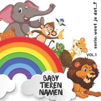 Baby Tieren Namen: Kinderbuch: 8,5" x 8,5" (21,59 cm x 21,59 cm) x 44 Seiten, alle mit Bildern der kleinen Tiere mit einer Widmungsseite für Ihre Geschenke! B08PJM362J Book Cover